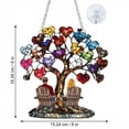 thumbnail image 2 of You And Me We Got This Personalized Couple Window Hanging Ornament, Acrylic Heart Tree Shaped Decor With Sitting Couple, Boyfriend Girlfriend Gift, Husband Wife Gift, Indoor, 2 of 2