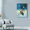 thumbnail image 3 of Trademark Fine Art 'Raven Night and Day' Canvas Art by Rachel Caldwell, 3 of 3