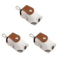 thumbnail image 4 of Thinsony Portable Golf Ball Carry Bag Pouch Functional Golf Accessories Storage Case with Hook white brown Type 3 3Set, 4 of 6