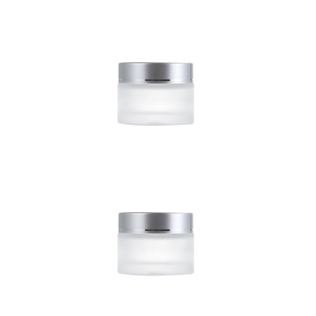 Soidarity Tarro cosmético mate duradero y resistente al desgaste de plata - Tarros reciclables respetuosos con el medio ambiente Cosmético mate Type6 NO6