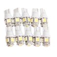 thumbnail image 3 of 10 Uds T10 5050 5SMD LED luz blanca coche lado cuña luz trasera lámpara brillante Likrtyny Accesorios para autos y motos, 3 of 6