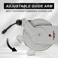 thumbnail image 2 of Retractable Pressure Washer Hose Reel 60 FT x 1/4”, Heavy Duty Power Washer Hose Reel 3600 PSI, Auto-Rewinding, Wall/Floor Mounted, 2 of 9