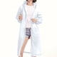 thumbnail image 4 of Capa impermeable de EVA para mujer, para exteriores, de manga larga, con capucha, para hombre y mujer, 2 piezas, 4 of 8
