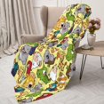 thumbnail image 3 of Gaeub Animals Print Flannel Throw Blanket, Home Fleece Throw Blanket for Couch or Bed,Decorative Blankets,Lightweight Fuzzy Flannel Blanket-50"x40", 3 of 6