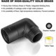 thumbnail image 5 of Hand Shower Elbow Adapter For 90 Degree Shower Arm Matte Black, 5 of 5