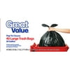 Great Value Flap Tie 30 gallon Trash Bag, 40 ct