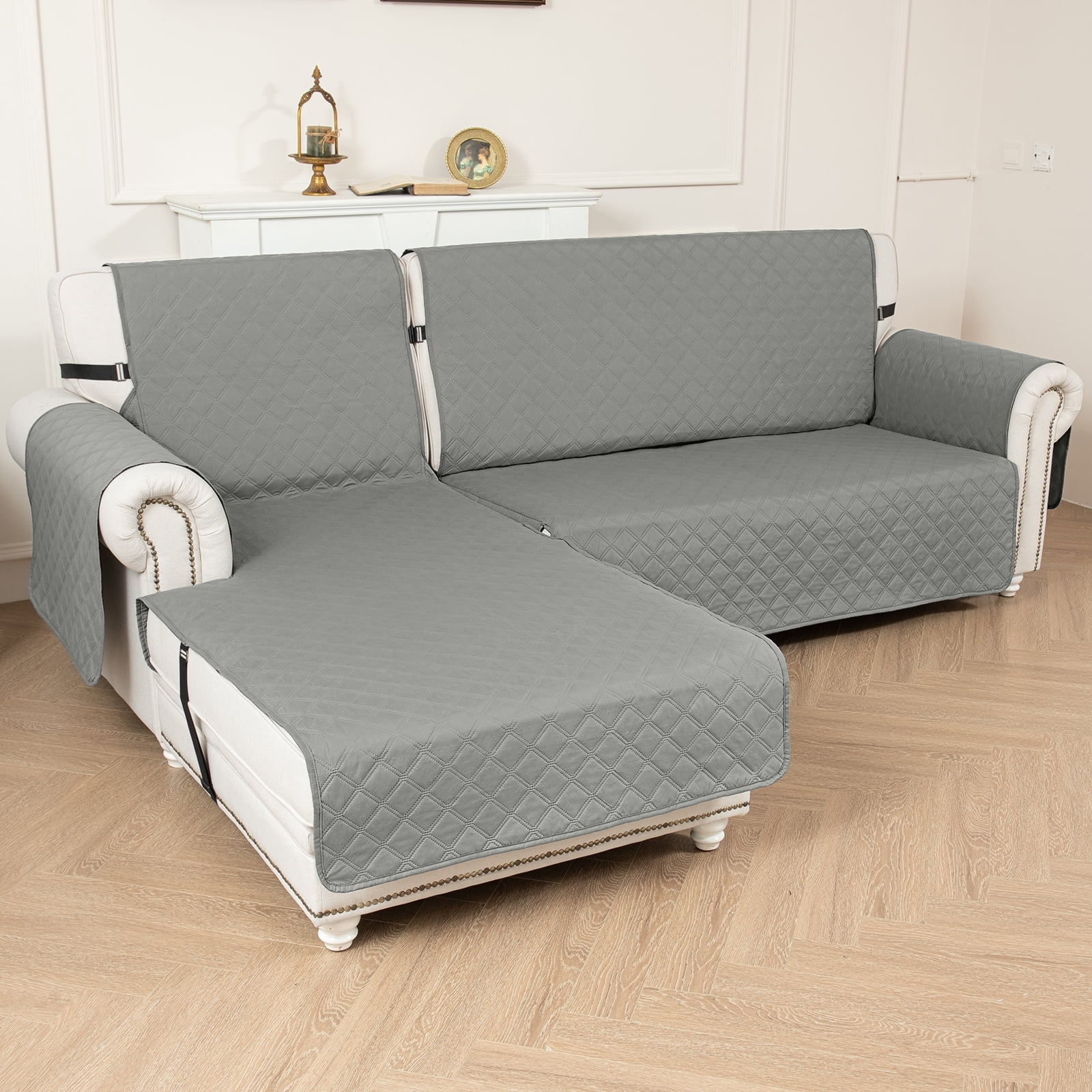 Sanmadrola Sectional Couch Covers Waterproof L Shape Sofa