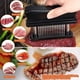thumbnail image 4 of Herramienta para ablandar carne, hojas de acero inoxidable para uso no corrosivo y no oxidado, la infusión de adobo mejora el sabor de la carne, mango ergonómico de ABS para un agarre cómodo, tamaño, 4 of 7