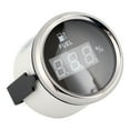 2in 190ohm Fuel Gauge Digital Oil Level Meter Percentage for 12V/24V