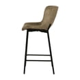 thumbnail image 4 of MUNDO IN MUEBLES Banco 2026 Domino Café | Banco Alto con Asiento Tapizado en Tela Café | Estructura Metálica Resistente y Estable | Asiento Acolchado Ergonómico, 4 of 8