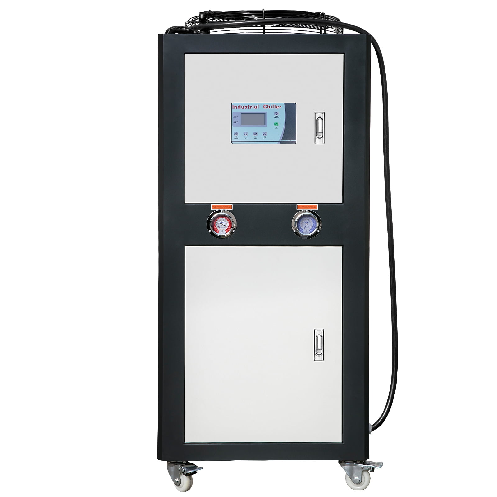 KFFKFF Air-cooled Industrial Water Chiller 9.4HP 16 Gal 60L for Cooling Water