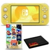 Nintendo Switch Lite Yellow Console Bundle with Super Mario 3D All Stars Game