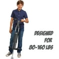 thumbnail image 4 of New Bounce Pogo Stick for Kids Ages 9+ Pro Sport Edition Kids Pogo Stick, Black & Charcoal, 4 of 6