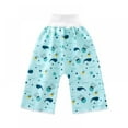 thumbnail image 2 of Children's Cotton Training Pants Cloth Diaper Pants, Washable, Waterproof, Reusable Diaper Pants, High Waist Diaper Pants--music L Code, 2 of 8