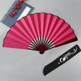 thumbnail image 3 of Dusknt "Elegant Blank Silk Folding Fan Versatile Accessory for Dance Performances and Themed Events A of to Any Occasion"10 Inch Blank Silk Folding Fan Aa, 3 of 5
