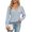 Light Blue, variant on Sweatshirt for Women Trendy Womens Tunic Tops Drawstring Long Sleeve Fall Sweatshirt Womens Long Sleeve Ribbed Tops