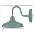 thumbnail image 5 of 10231SGN Hinkley Lighting Foundry Classic - 14W 1 LED Outdoor Small Gooseneck Barn Light Wall Mount In Traditional Style-9.25 Inches Tall and 9.5, 5 of 16