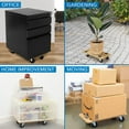 thumbnail image 2 of Mount-It! Two Small Platform Wooden Mover Dolly, 2 of 9