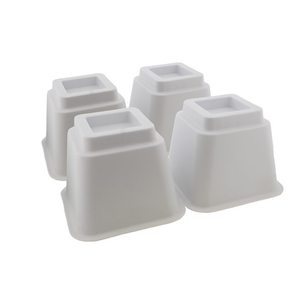 Fasonla Bed Risers Set Of 8 Furniture Risers Lifts Height 1 2 3 Or 4 Solid Natural Wood Risers For Bed Furni Bed Risers Furniture Risers Chair Risers