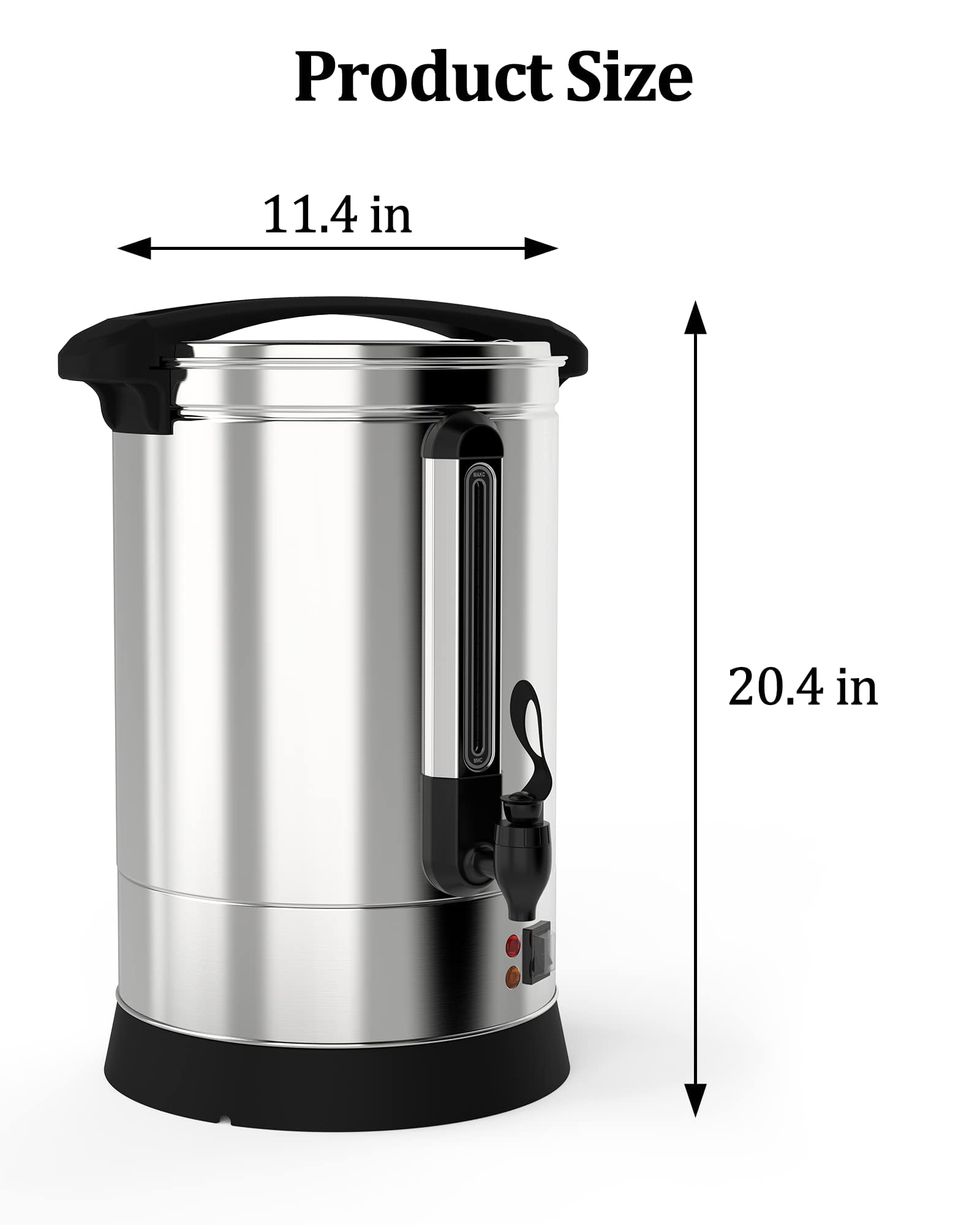 Coffee Urn, SS, 100 Cup – Professional Party Rentals