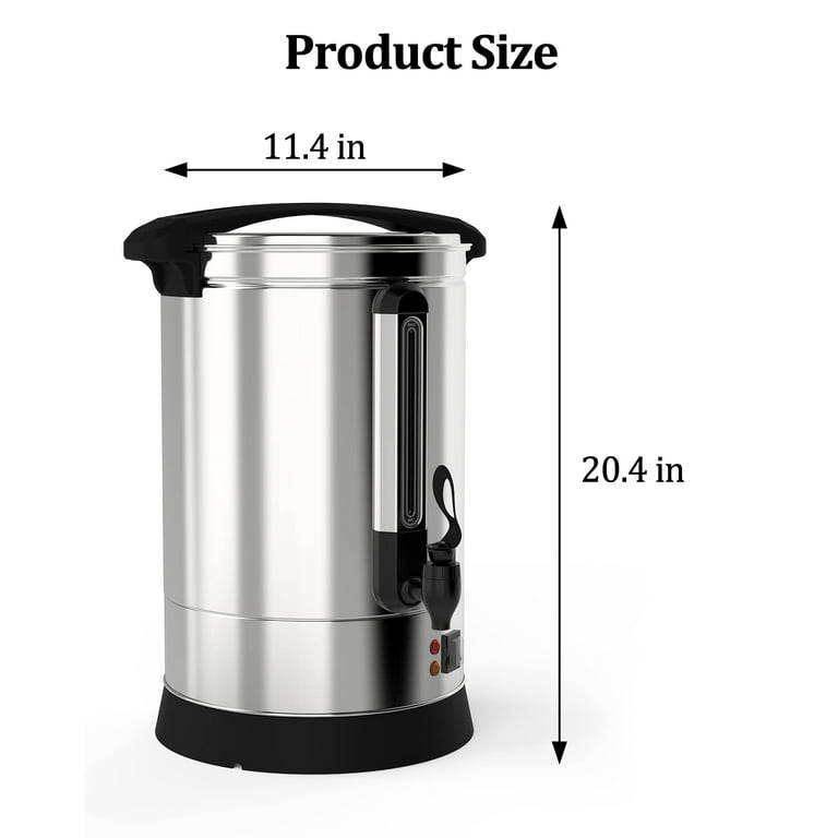 DSstyles 100 Cup Commercial Coffee Urn, [Quick Brewing] [Food Grade  Stainless Steel] Large Coffee Urn Perfect For Church, Meeting rooms,  Lounges, and