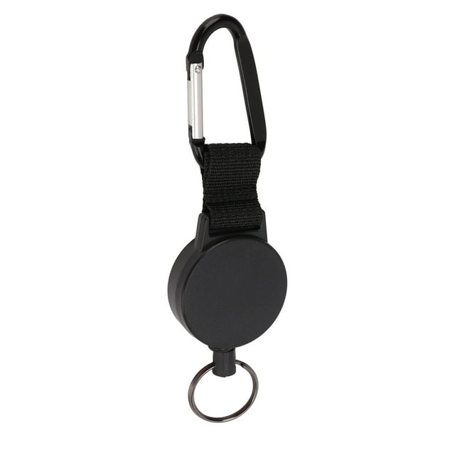 Retractable Key Chain Retractable Key Rings Retractable Badge Holder Keychain Lanyard Badge Reels Holder Badge Reel With Steel Cord Retractable Key Chain Heavy Duty Carabiner Key