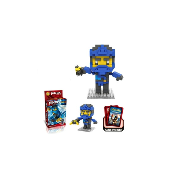 Loz Toys Ninja Mini Blocks Warrior Set"Blue Jay Cole Zane Ages 10 