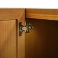 thumbnail image 4 of Christopher Knight Home 59.8" Sideboard with 4 Doors and Adjustable Shelves, Fluted Storage Cabinet, Walnut, 4 of 11