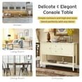thumbnail image 6 of Costway Sideboard Buffet Table Wooden Console Table w/ Drawers & Cabinets Beige, 6 of 11