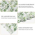 thumbnail image 5 of FORMRS Womens Scarf Winter Soft Long Big Warm Shawls Wrap Tassel Scarves, Green Leafy Pattern, 5 of 9