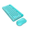thumbnail image 2 of HXSJ L100 2.4G Teclado inalámbrico multimedia impermeable con botón colgante y juego de mouse inalámbrico, 2 of 8
