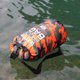 thumbnail image 4 of Yuarrent Bolsa de natación impermeable de 15/20L/30L, de saco seco, colores de camuflaje, pesca, canotaje, kayak, almacenamiento, bolsa de Deportes acuáticos camuflaje naranja 23x63cm, 4 of 6