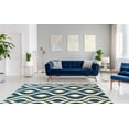 thumbnail image 2 of Linon Claremont Drops  Blue/Creame 8'x10'-Size:8' x 10', 2 of 6