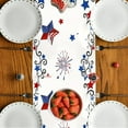 thumbnail image 5 of Steadline Polyester Table Runner with Vibrant Stars and Stripes,Patriotic Kitchen Dining Decor for Independence Day Celebration and Memorial Day Festive Home Table Setting, 5 of 7