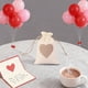 thumbnail image 5 of Decoraciones para el día de San Valentín, adornos para el día de San Valentín, regalos para el día de San Valentín, bolsa de lona con forma de corazón atada, bolsa de regalo para dulces de boda con co, 5 of 6