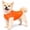 Orange, variant on Pet Life TSHL1BLSM Active Aero-Pawlse Heathered Quick-Dry & 4-Way Stretch-Performance Dog Tank Top T-Shirt - Seafoam Blue, Small