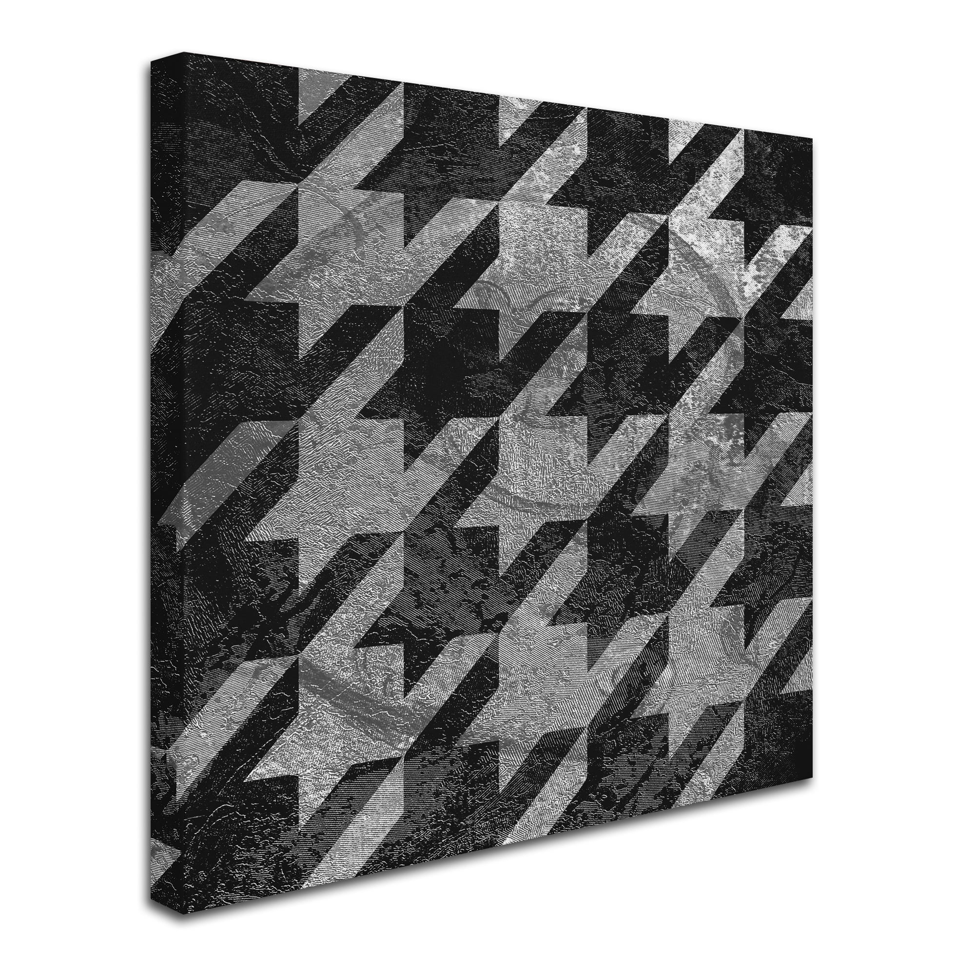 Trademark Fine Art "Houndstooth VI" Canvas Art by Color Bakery