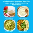 thumbnail image 5 of EVLA’s Baby Food Maker with Touch Screen and 6 Reusable Pouches, White, 5 of 7