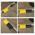 Curb ramp Hard Plastic Curb Ramps Portable Heavy Duty Threshold Ramp