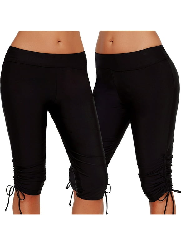 Plus Size Swim Capris