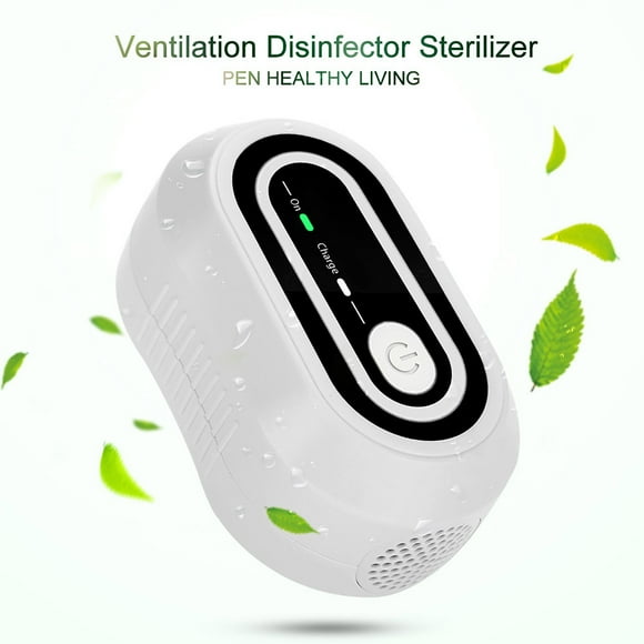 Efecto de limpieza de ozono, 2200mAh Desinfectante de ventilación Esterilizador Purificadores de aire Limpiador de aire Eficiencia maximizada