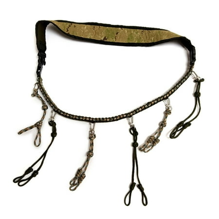 TIERPOP Military Grade Hunting Call Lanyard Duck Call Lanyard Hand Braided Game Call Lanyard with Adjustable Loop and Buckles