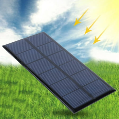 

Brrnoo Solar Charger Pane Solar Panel 1W 3V Portable Crystalline Silicon Solar Cell Panel Outdoor For DIY Power Charger Supply