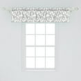 thumbnail image 2 of Ambesonne Floral Window Valance, Watercolor Branches, 54" X 12", Dried Rose Black, 2 of 3