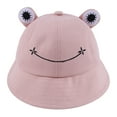 thumbnail image 2 of Windfall Bucket Hat Breathable Ears Embroidery Pattern Cotton Froggy Fisherman Cap for Women, 2 of 8