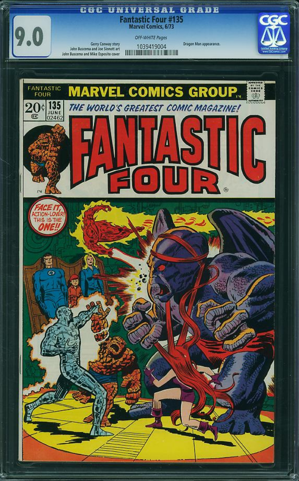Cover of Fantastic Four #135