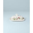 thumbnail image 2 of Lenox Butterfly Meadow Figural Floral Porcelain Butter Dish Set, 2 of 5