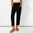 thumbnail image 2 of Womens Casual Wide Leg Long Sweatpants, Women Solid Color Comfy Soft Pants, Workout Gym Sports Clothes Spring Ladies Comfy Plus Size Trendy Outfits Lightweight Cute Fashion Dressy Clothes Gray, 2 of 7