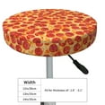 thumbnail image 4 of Haiem Pizza Cushion Round Bar Chair Seat Cover Bar Chair Cushion Covers Elastic Washable Bar Chair Cover,Protects from Scratches and Stains-12 inch, 4 of 7