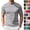 31#(Light Gray), variant on Mens Mock Turtleneck Shirts Short Sleeve Casual Basic T-Shirts Ribbed Solid Pullover Tops (Brown,S)
